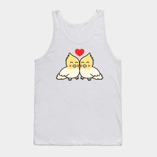 Lutino Pearl Cockatiel Love Tank Top